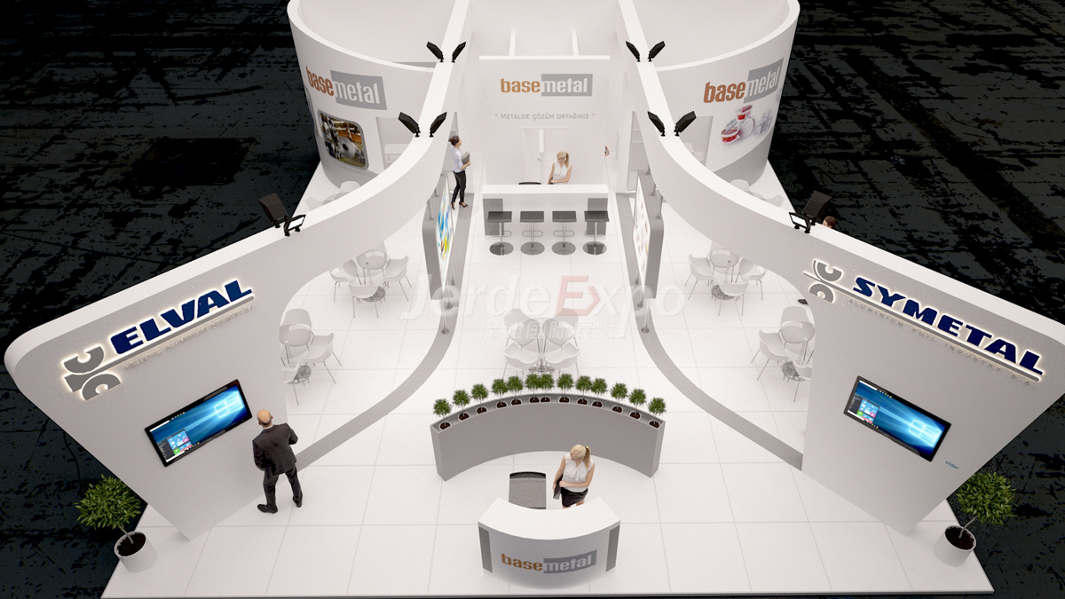 國外創意展廳設計裝修效果圖